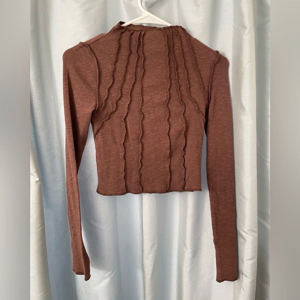 Urban outfitters Brown Long Sleeve Women's Top